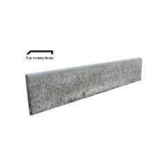 Obrubník parkový 100x25x6 cm rovný (45ks/pal)