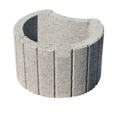 Svahová tvárnica Gazon sivá (50cm šírka; 30cm výška)