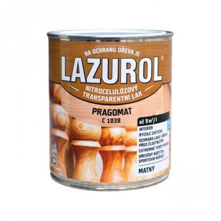 LAZUROL Pragomat lak matný 0,75 L - nitrocelulózový LAZUROL Pragomat lak matný 0,75 L - nitrocelulózový