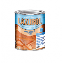 LAZUROL Aqua S Akryl lesklý 0,6 Kg - vodouriediteľný LAZUROL Aqua S Akryl lesklý 0,6 Kg - vodouriediteľný
