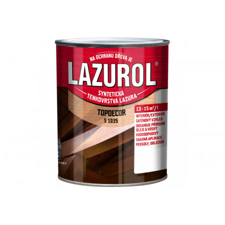LAZUROL Topdecor 0,75 L - syntetická lazúra 