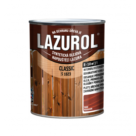 LAZUROL Classic 0,75 L - syntetická olejová lazúra 