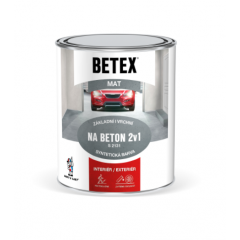 Farba na betón BETEX 0,80 Kg matná 2v1 - syntetická 