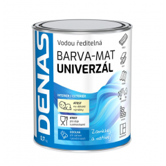 DENAS Univerzál MAT biela 0,7 Kg  - vodou riediteľná farba 