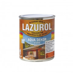 LAZUROL Aqua Dekor 0,75 L - vodouriediteľná lazúra 