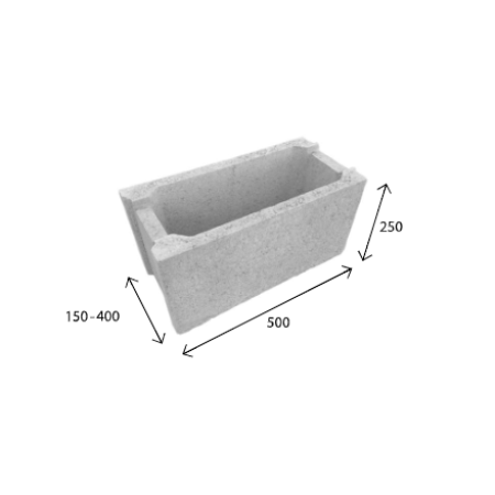 Debniaca tvárnica 15cm Chyžbet (500x250x150mm)