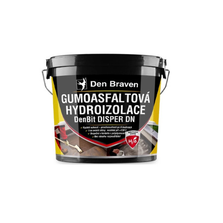 Gumoasfaltová hydroizolácia DenBit Disper DN 5 kg Den Braven 