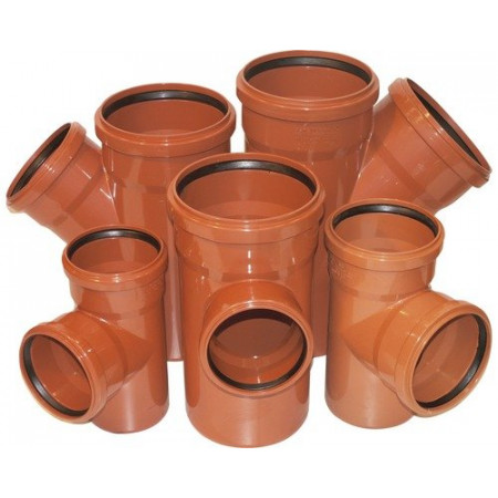 PVC Kan. odbočka O 110/110 mm / 45 ° PVC Kan. odbočka O 110/110 mm / 45 °