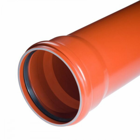 PVC Rúra kanalizačná 125x3,2x5000 mm