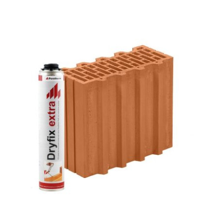 Brúsená tehla POROTHERM 30 cm Profi Dryfix 1/2 P12 (125x300x249mm)