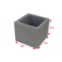 Stĺpová tvárnica 30 cm (300x250x300mm) Stĺpová tvárnica 30 cm (300x250x300mm)