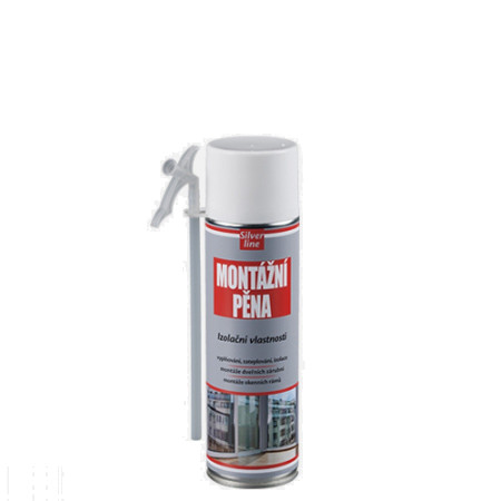 Montážna pena 500 ml Silver line Montážna pena 500 ml Silver line