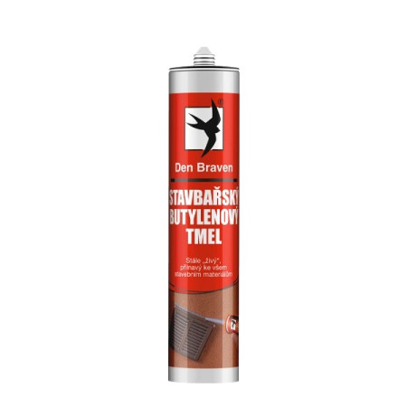 Stavbársky butylénový tmel 310 ml Čierny 