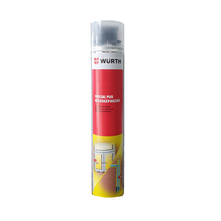 Nízkoexpanzná pištoľová pena PROFI 750 ml WURTH Nízkoexpanzná pištoľová pena PROFI 750 ml WURTH