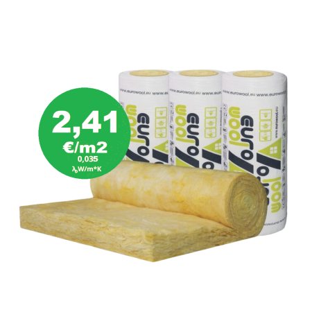 Tepelná izolácia 035 EUROWOOL 50mm (12.00m2/bal; 0,60m3/bal)