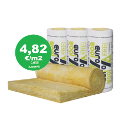 Tepelná izolácia 035 EUROWOOL 100mm (6,00m2/bal; 0,60m3/bal)