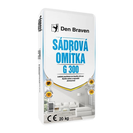 Omietka sadrová ľahčená G300 20kg Omietka sadrová ľahčená G300 20kg